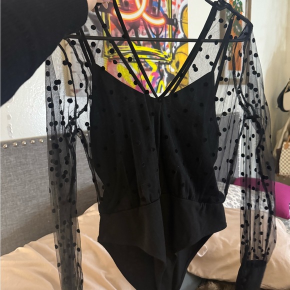 POLKA DOT  HVFVE BODY SUIT - Picture 3 of 3